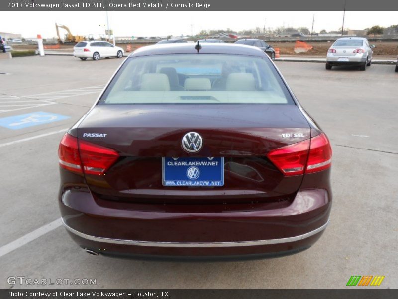 Opera Red Metallic / Cornsilk Beige 2013 Volkswagen Passat TDI SEL