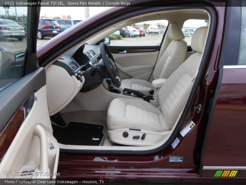 Front Seat of 2013 Passat TDI SEL