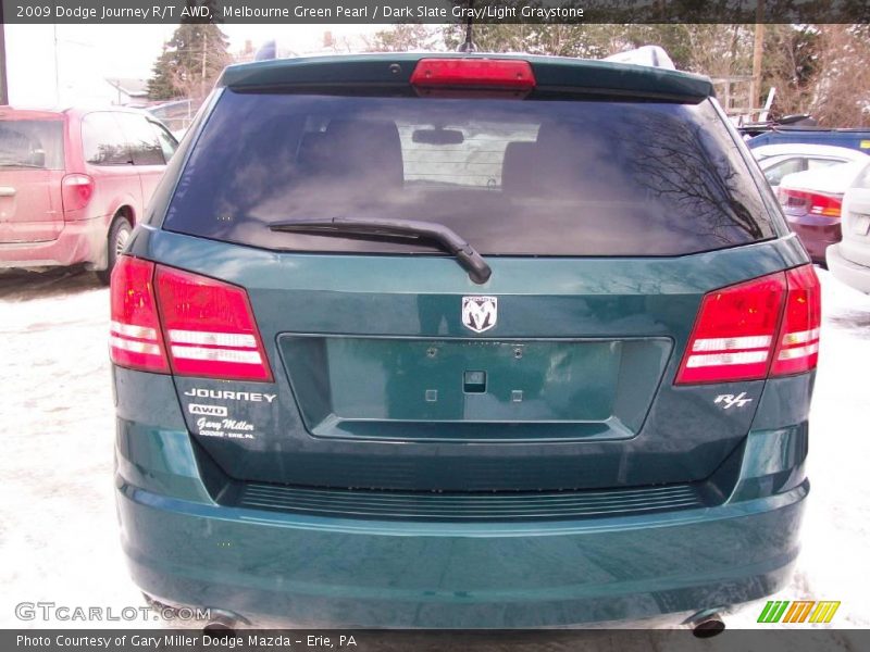 Melbourne Green Pearl / Dark Slate Gray/Light Graystone 2009 Dodge Journey R/T AWD