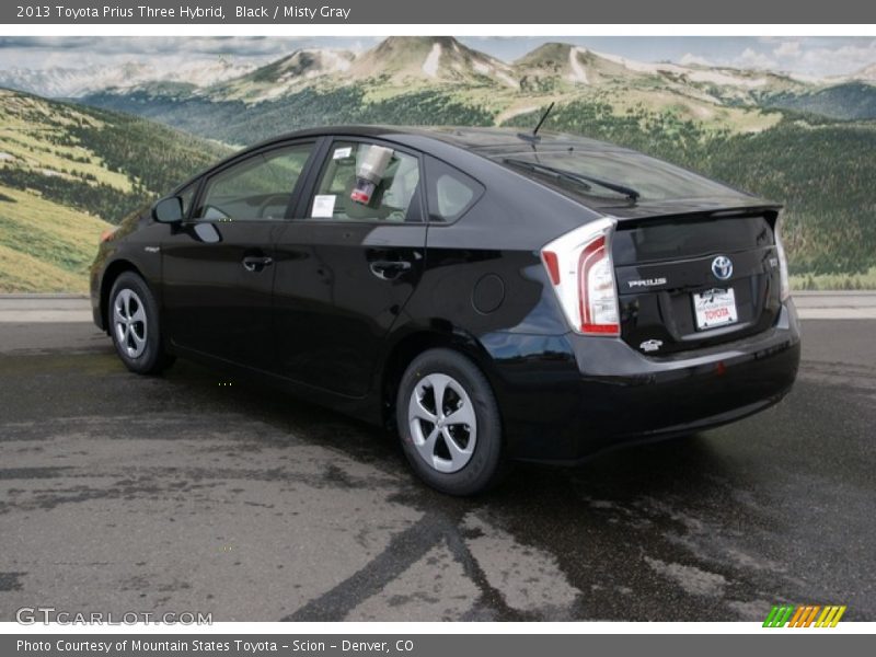 Black / Misty Gray 2013 Toyota Prius Three Hybrid