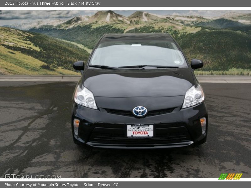 Black / Misty Gray 2013 Toyota Prius Three Hybrid