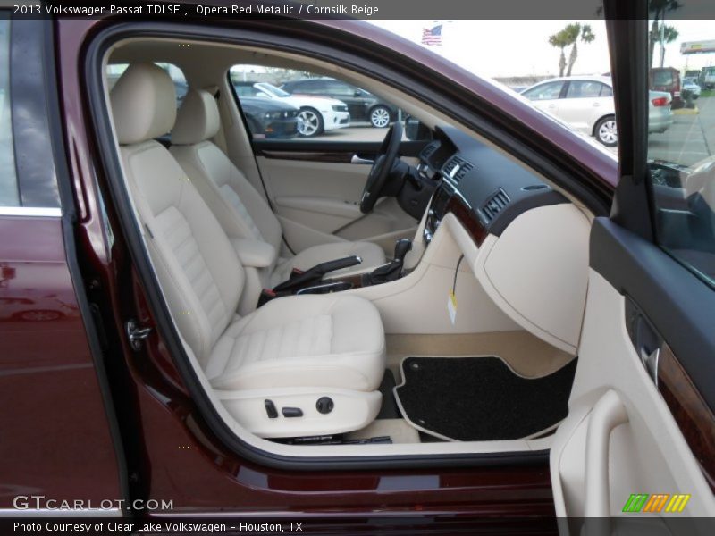 Opera Red Metallic / Cornsilk Beige 2013 Volkswagen Passat TDI SEL