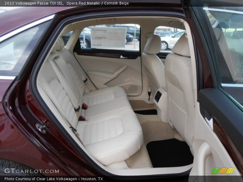 Rear Seat of 2013 Passat TDI SEL