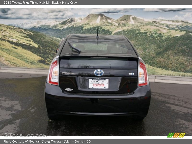 Black / Misty Gray 2013 Toyota Prius Three Hybrid