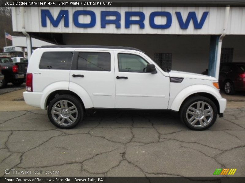 Bright White / Dark Slate Gray 2011 Dodge Nitro Heat 4x4