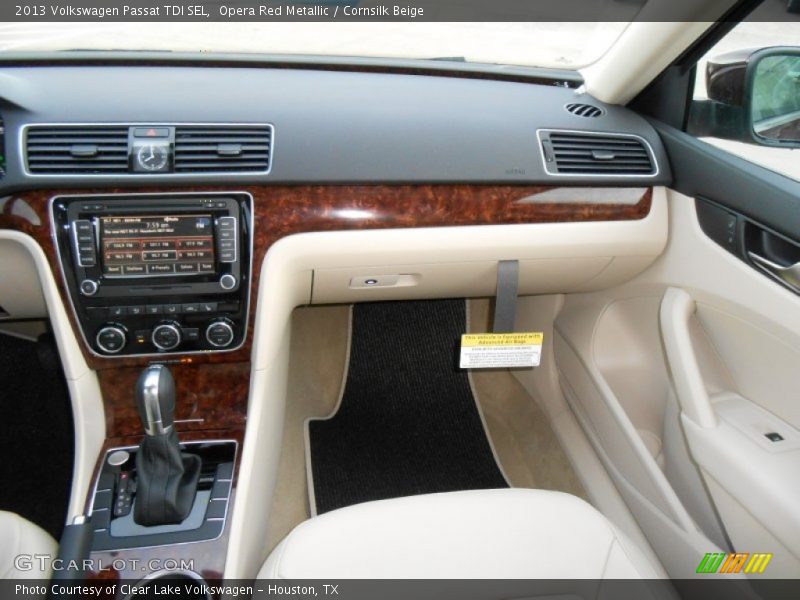 Opera Red Metallic / Cornsilk Beige 2013 Volkswagen Passat TDI SEL