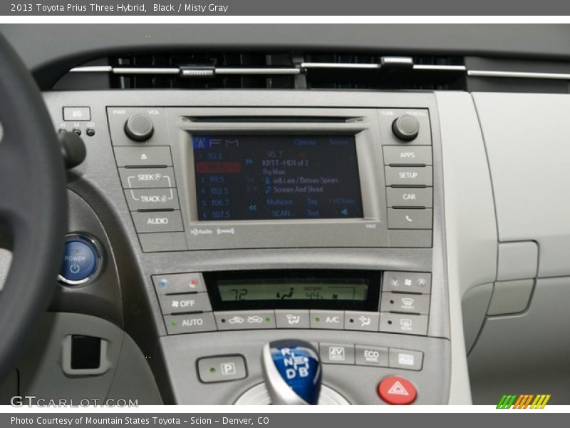 Black / Misty Gray 2013 Toyota Prius Three Hybrid