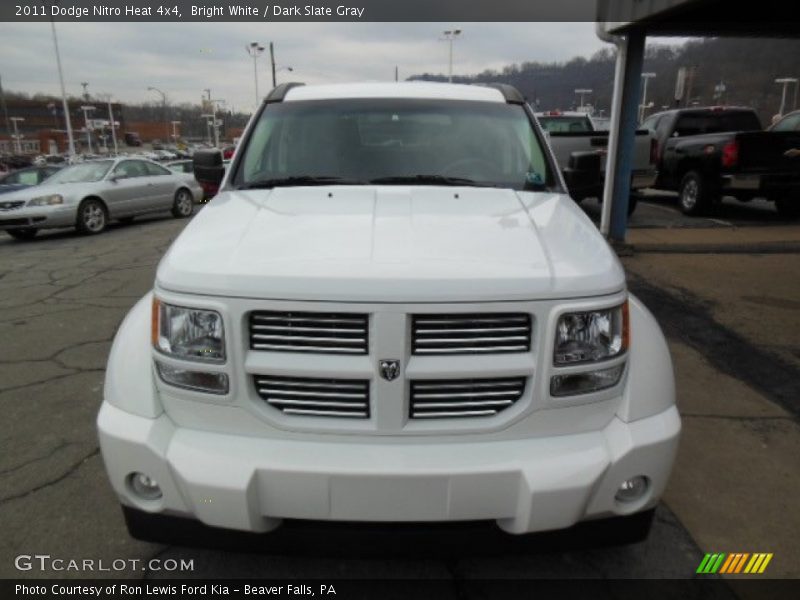 Bright White / Dark Slate Gray 2011 Dodge Nitro Heat 4x4