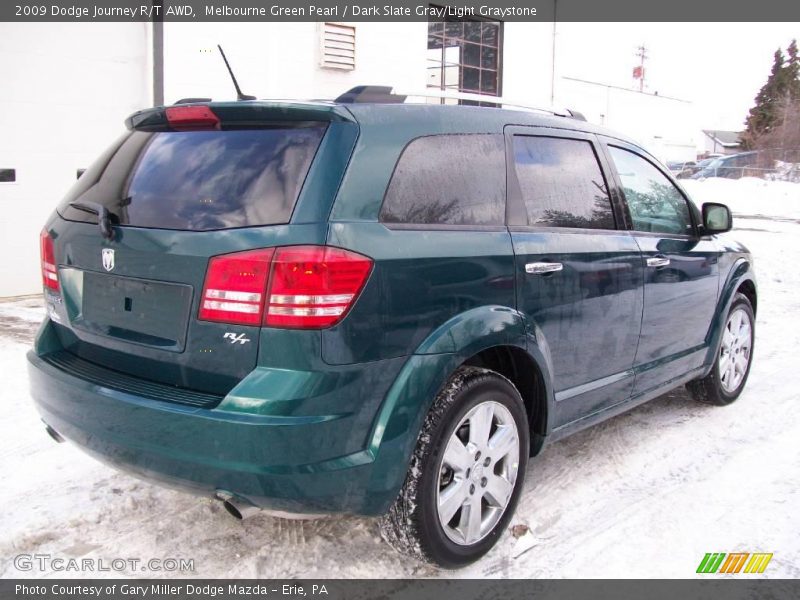 Melbourne Green Pearl / Dark Slate Gray/Light Graystone 2009 Dodge Journey R/T AWD