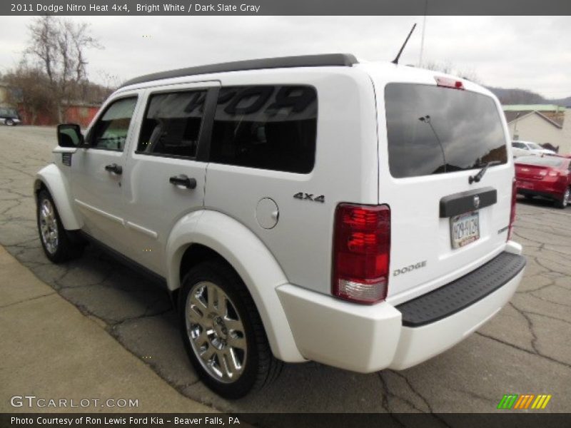 Bright White / Dark Slate Gray 2011 Dodge Nitro Heat 4x4