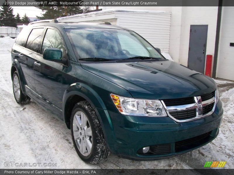 Melbourne Green Pearl / Dark Slate Gray/Light Graystone 2009 Dodge Journey R/T AWD