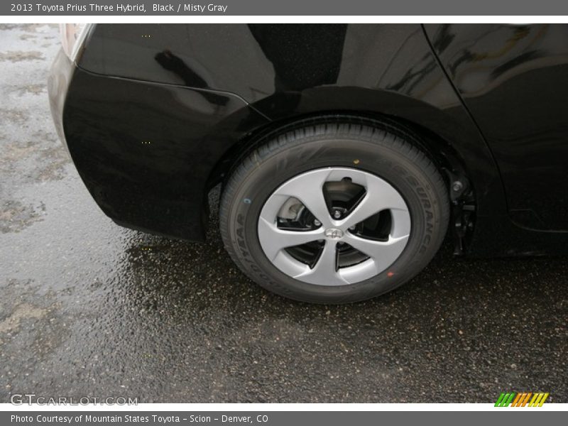 Black / Misty Gray 2013 Toyota Prius Three Hybrid
