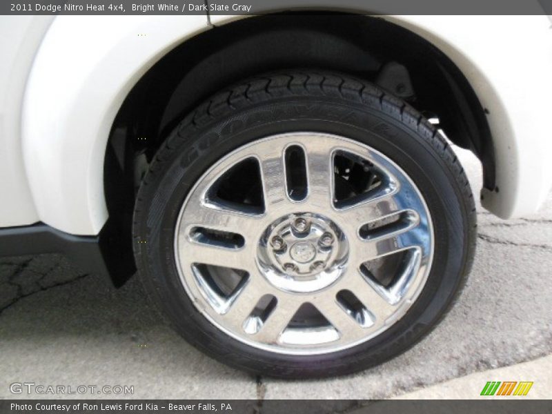 Bright White / Dark Slate Gray 2011 Dodge Nitro Heat 4x4