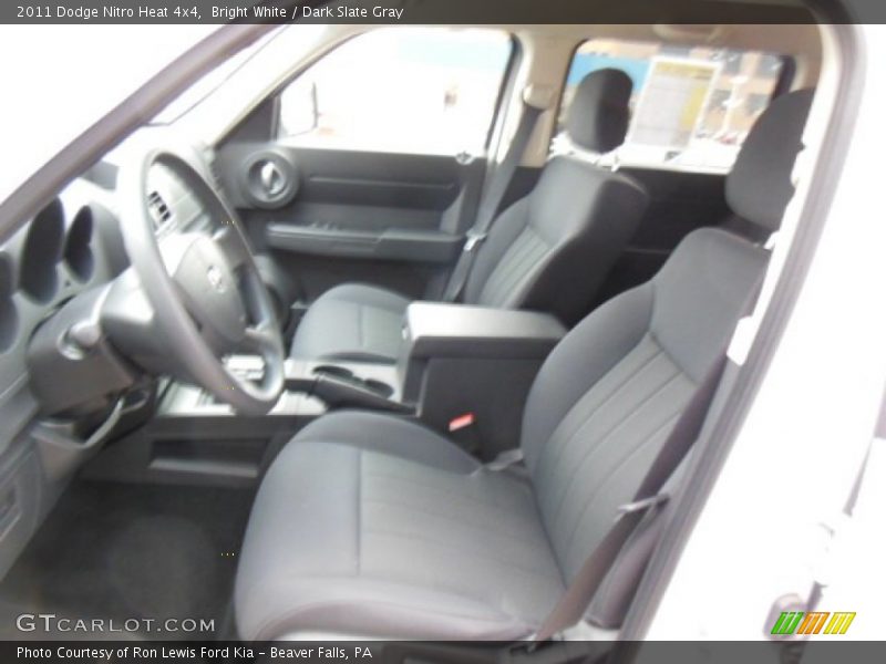 Bright White / Dark Slate Gray 2011 Dodge Nitro Heat 4x4