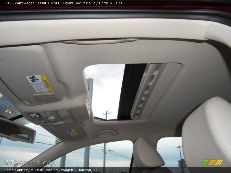 Opera Red Metallic / Cornsilk Beige 2013 Volkswagen Passat TDI SEL