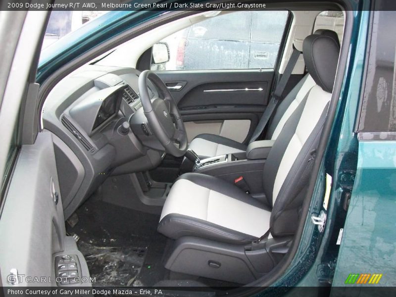 Melbourne Green Pearl / Dark Slate Gray/Light Graystone 2009 Dodge Journey R/T AWD