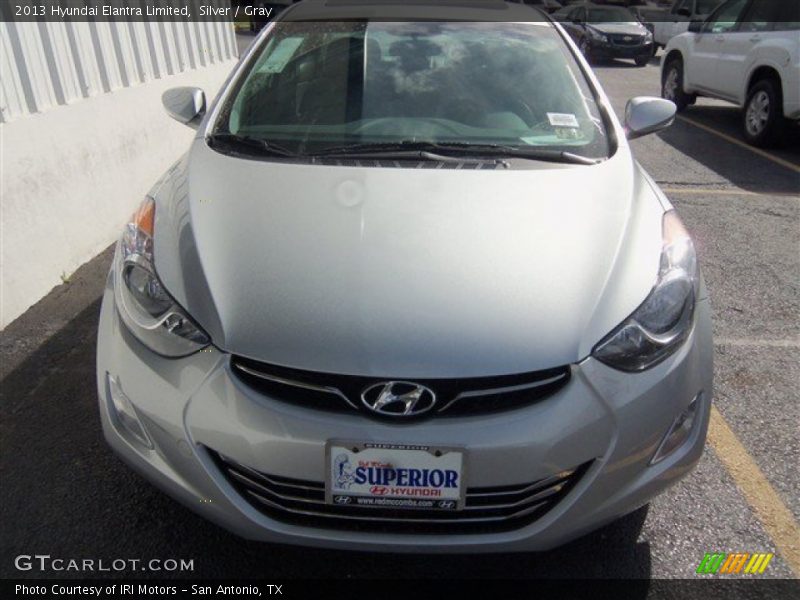 Silver / Gray 2013 Hyundai Elantra Limited