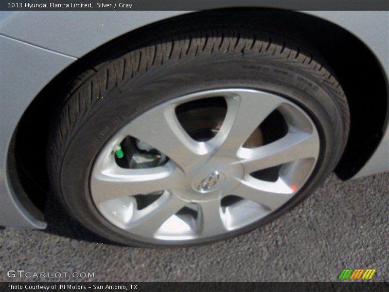 Silver / Gray 2013 Hyundai Elantra Limited