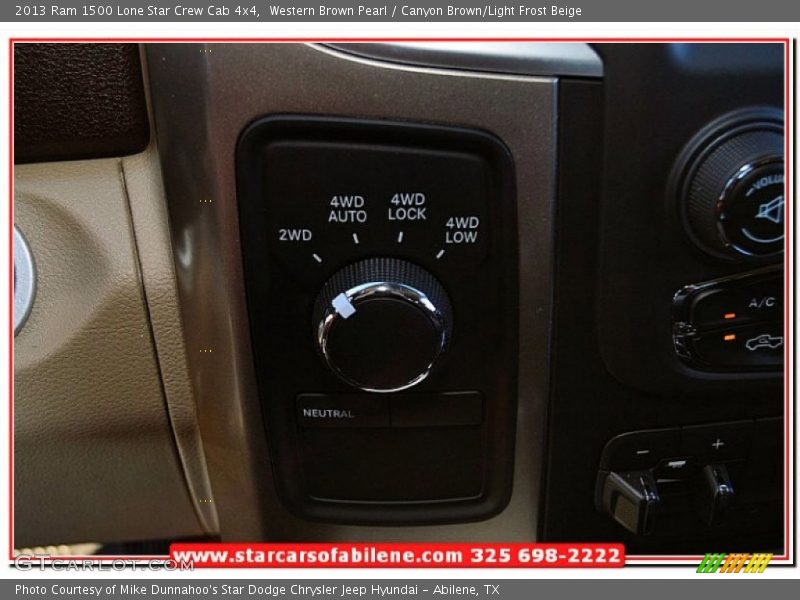 Western Brown Pearl / Canyon Brown/Light Frost Beige 2013 Ram 1500 Lone Star Crew Cab 4x4
