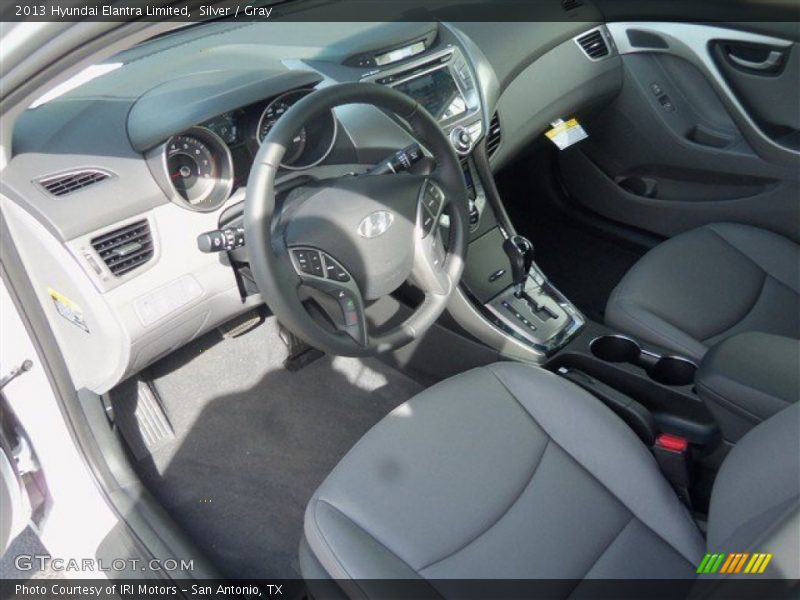 Silver / Gray 2013 Hyundai Elantra Limited