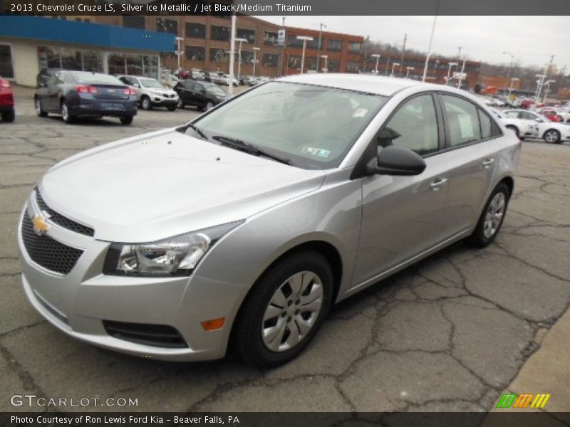 Silver Ice Metallic / Jet Black/Medium Titanium 2013 Chevrolet Cruze LS