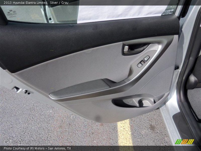 Silver / Gray 2013 Hyundai Elantra Limited