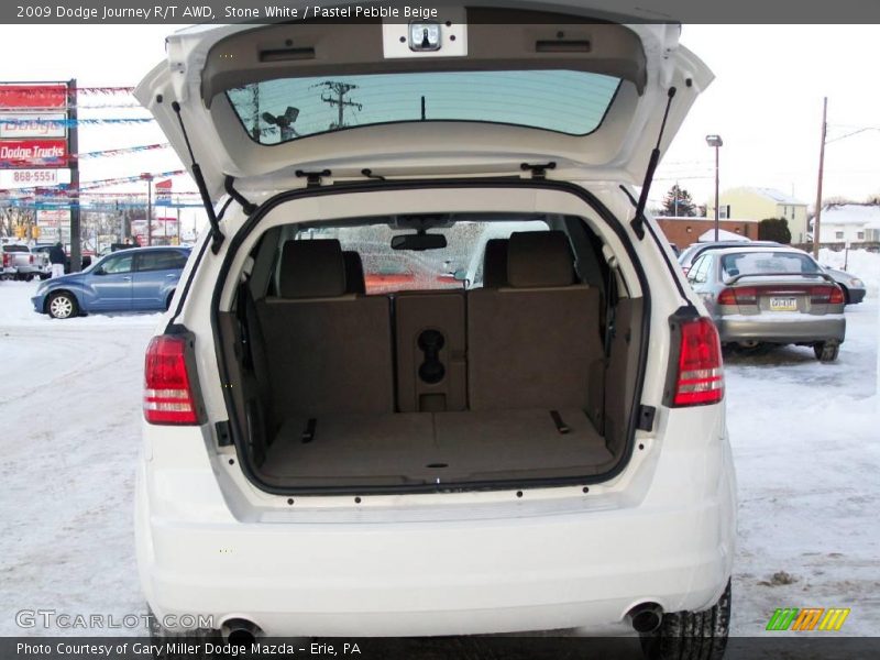 Stone White / Pastel Pebble Beige 2009 Dodge Journey R/T AWD