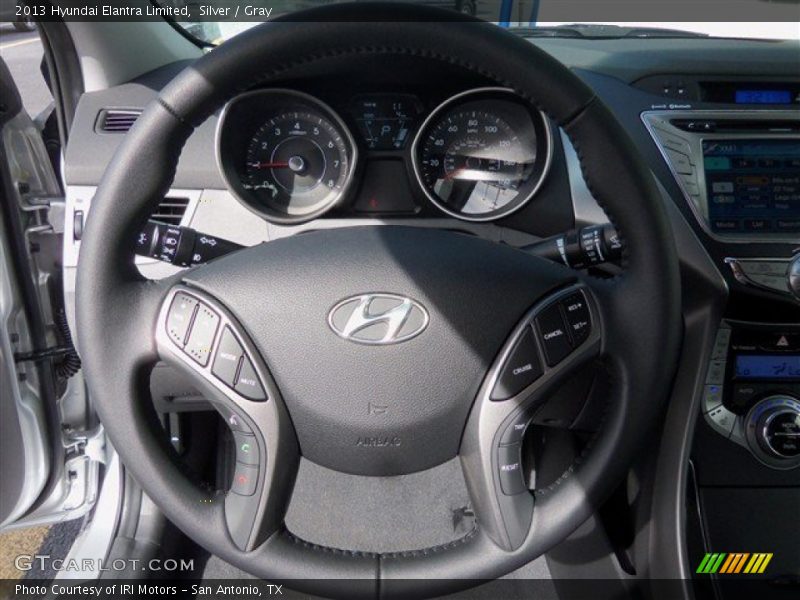 Silver / Gray 2013 Hyundai Elantra Limited