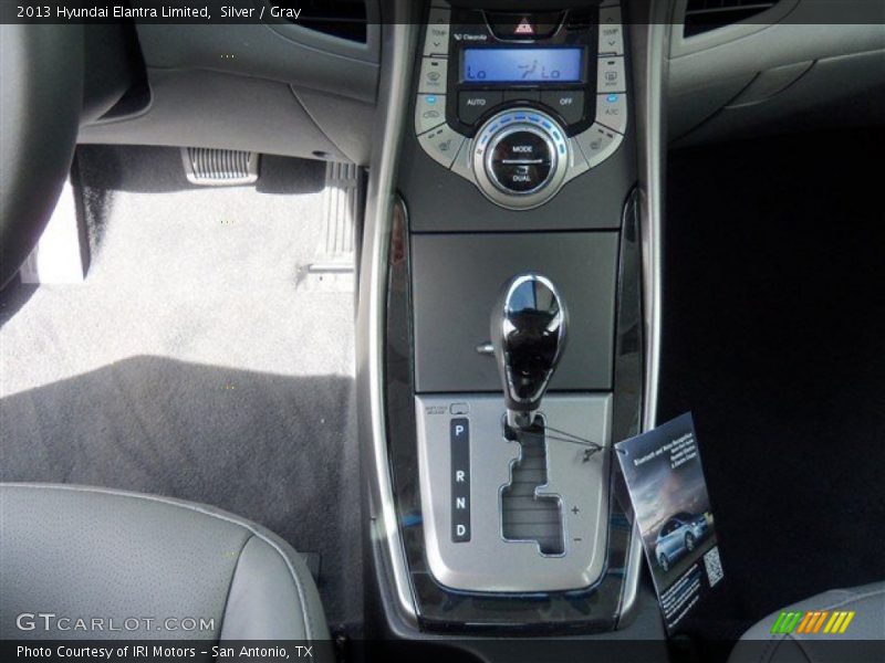 Silver / Gray 2013 Hyundai Elantra Limited
