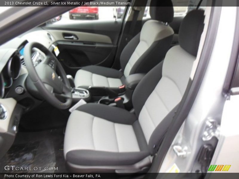 Silver Ice Metallic / Jet Black/Medium Titanium 2013 Chevrolet Cruze LS