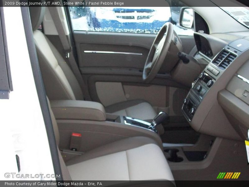 Stone White / Pastel Pebble Beige 2009 Dodge Journey R/T AWD