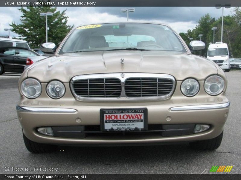 Topaz Metallic / Ivory 2004 Jaguar XJ Vanden Plas