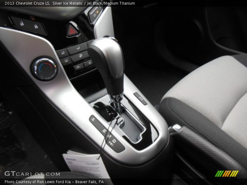 Silver Ice Metallic / Jet Black/Medium Titanium 2013 Chevrolet Cruze LS