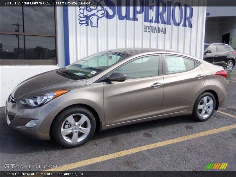 Desert Bronze / Beige 2013 Hyundai Elantra GLS