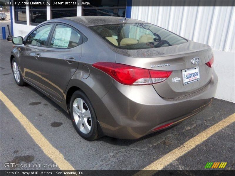 Desert Bronze / Beige 2013 Hyundai Elantra GLS