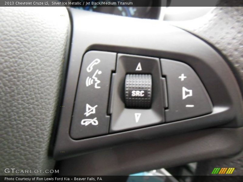 Silver Ice Metallic / Jet Black/Medium Titanium 2013 Chevrolet Cruze LS