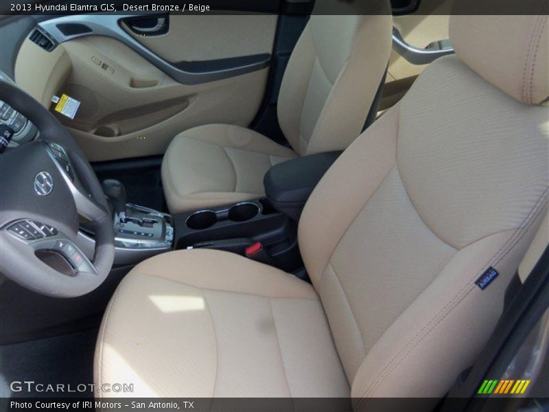 Desert Bronze / Beige 2013 Hyundai Elantra GLS