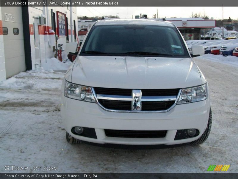 Stone White / Pastel Pebble Beige 2009 Dodge Journey R/T AWD