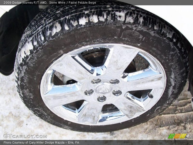 Stone White / Pastel Pebble Beige 2009 Dodge Journey R/T AWD