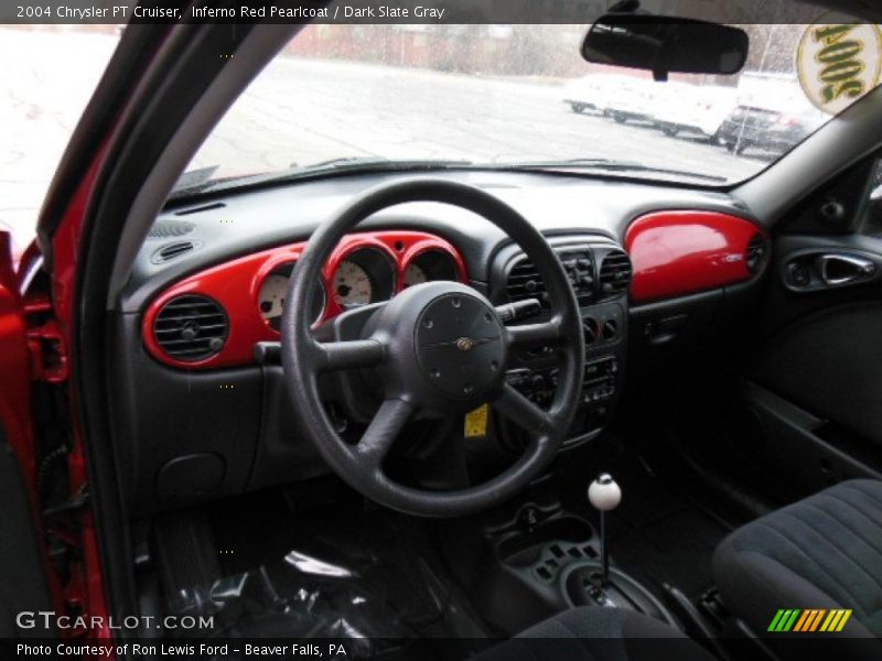 Inferno Red Pearlcoat / Dark Slate Gray 2004 Chrysler PT Cruiser