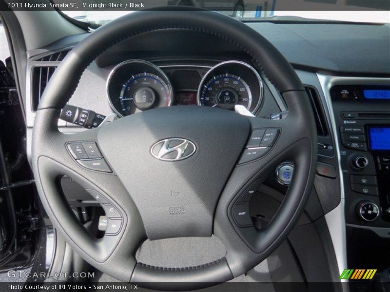 Midnight Black / Black 2013 Hyundai Sonata SE