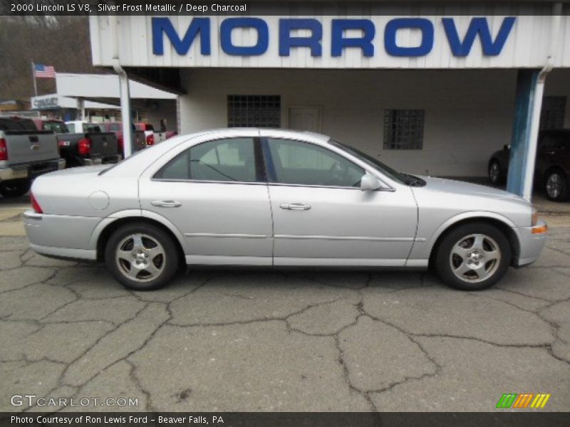 Silver Frost Metallic / Deep Charcoal 2000 Lincoln LS V8