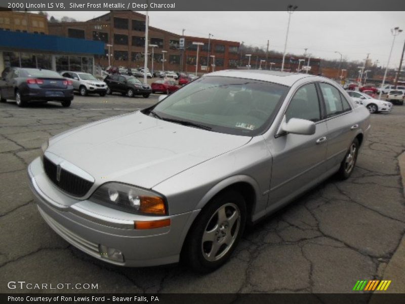 Silver Frost Metallic / Deep Charcoal 2000 Lincoln LS V8