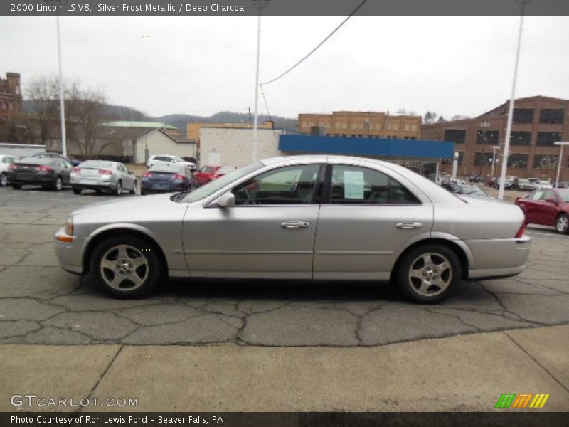 Silver Frost Metallic / Deep Charcoal 2000 Lincoln LS V8