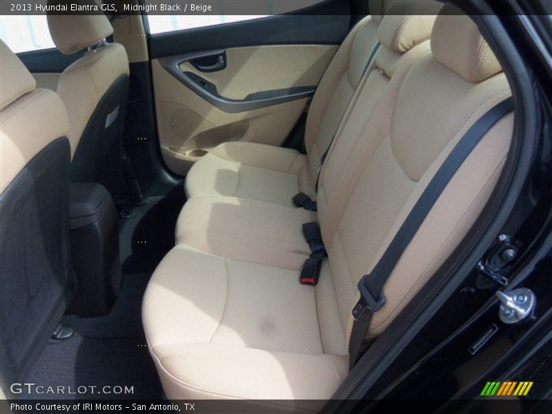 Midnight Black / Beige 2013 Hyundai Elantra GLS