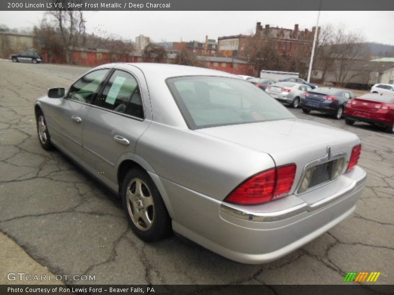 Silver Frost Metallic / Deep Charcoal 2000 Lincoln LS V8