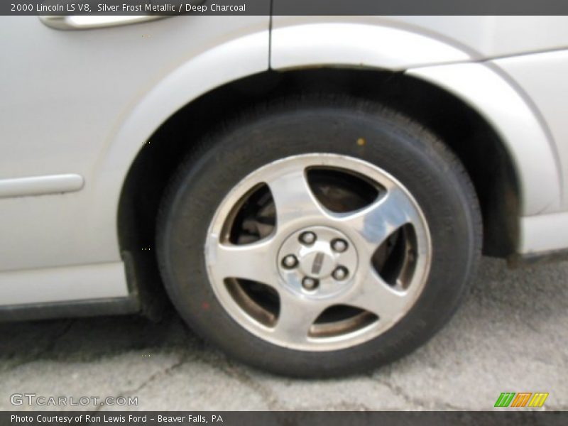 Silver Frost Metallic / Deep Charcoal 2000 Lincoln LS V8
