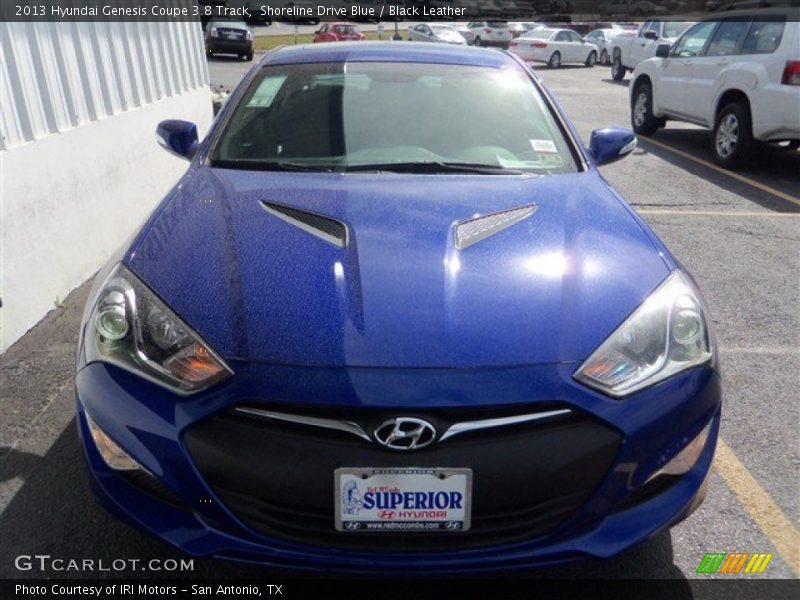 Shoreline Drive Blue / Black Leather 2013 Hyundai Genesis Coupe 3.8 Track