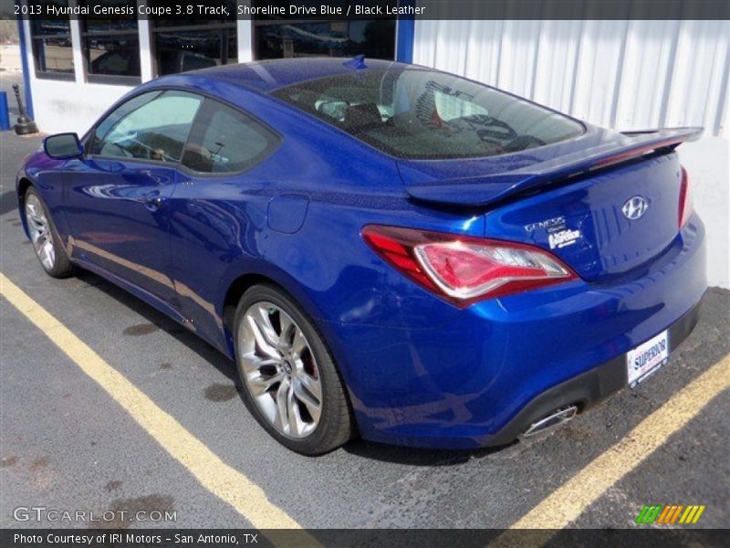 Shoreline Drive Blue / Black Leather 2013 Hyundai Genesis Coupe 3.8 Track