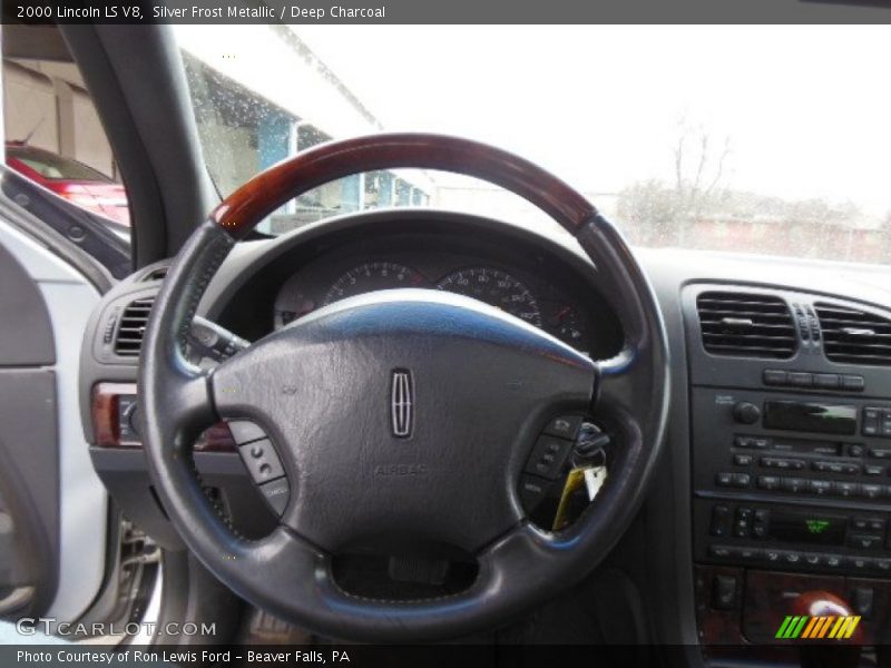 Silver Frost Metallic / Deep Charcoal 2000 Lincoln LS V8